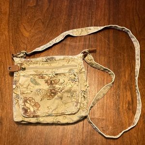Women’s Floral Satchel Bag, Purse, Crossbody, Adjustable Shoulder Strap